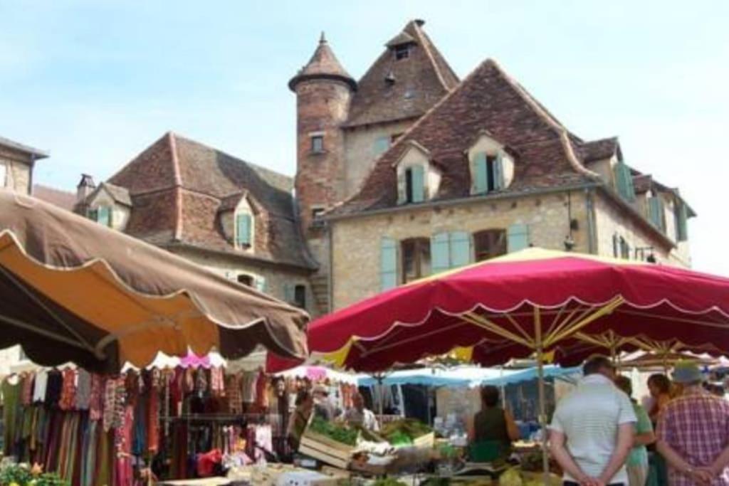 Vakantiehuis La Poire, Op Landgoed Aan De Dordogne Prudhomat Extérieur photo