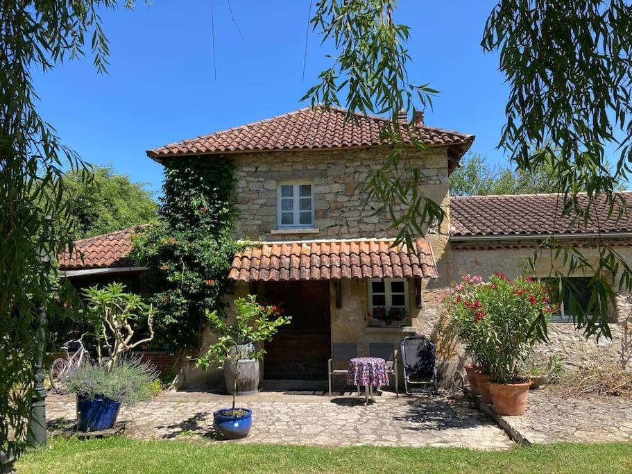 Vakantiehuis La Poire, Op Landgoed Aan De Dordogne Prudhomat Extérieur photo